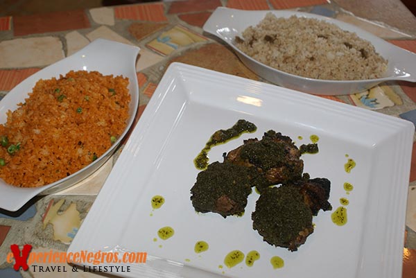 Chicken Pesto, Aligue and Bagoong Rice