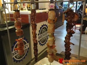 brewery - rack of skewers