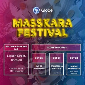 Globe Masskara 2018 Event