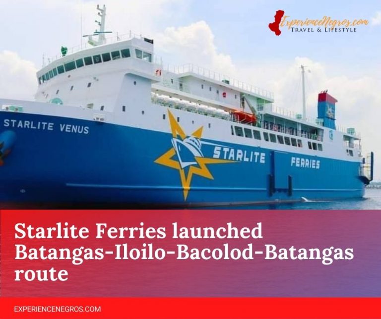 Starlite Ferries Launched Batangas-Iloilo-Bacolod-Batangas Route ...